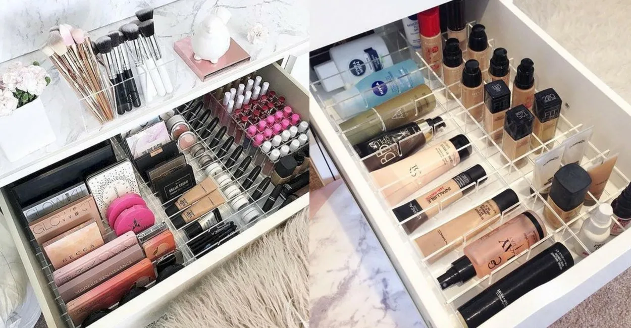Идеи для хранения косметики и парфюмерии