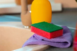 тряпки и губки для уборки