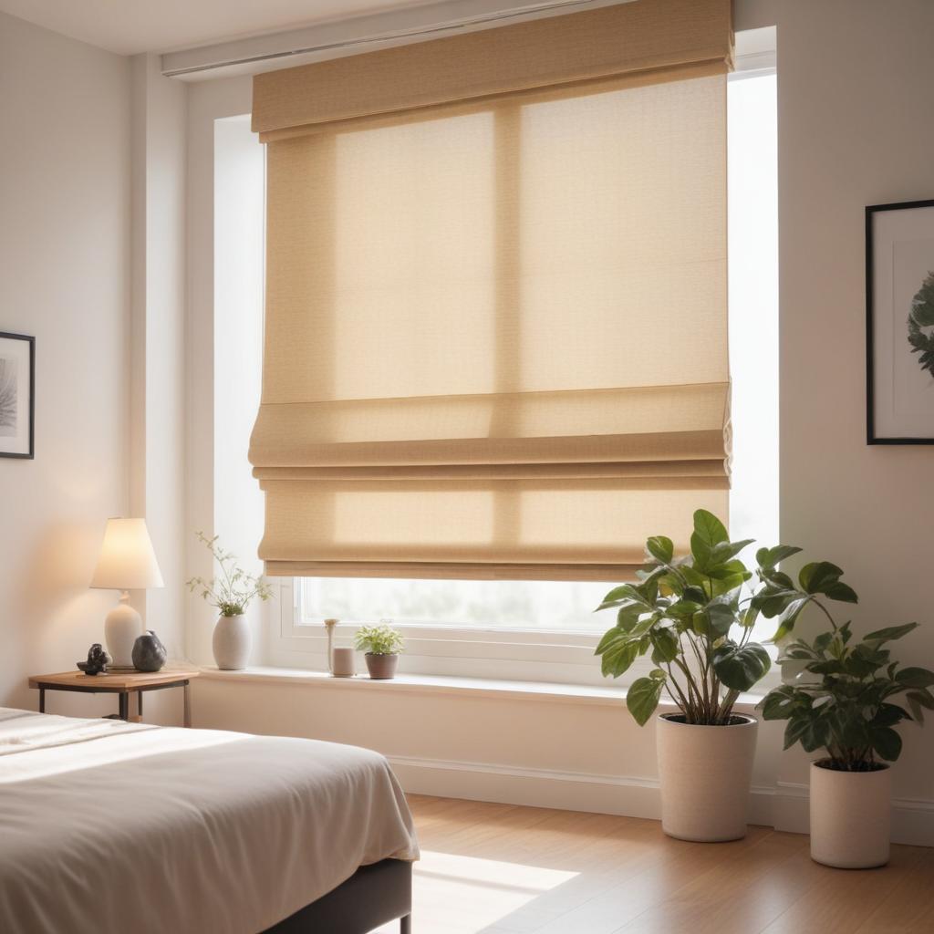 Умные римские шторы с голосовым управлением